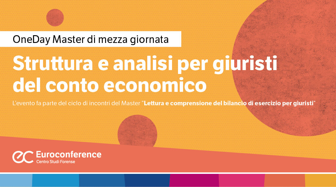 Immagine Struttura e analisi per giuristi del conto economico | Euroconference
